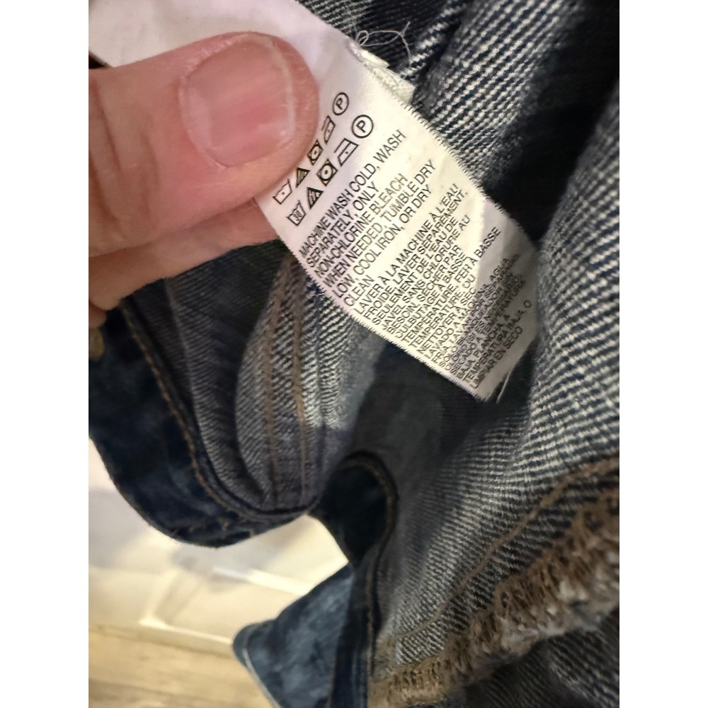 Lucky Brand Pixie Denim Jacket Medium Wash Blue‎ Trucker 7W12247 Womens Medium - Picture 10 of 16